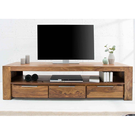 Meuble TV 170 cm en sesham