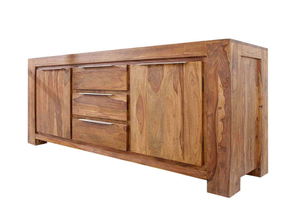 Buffet en bois massif 175 cm