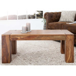 Table basse rectangulaire en sesham 100 cm