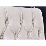 Chaises style moderne baroque beige et noir