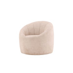 Fauteuil bouclette beige