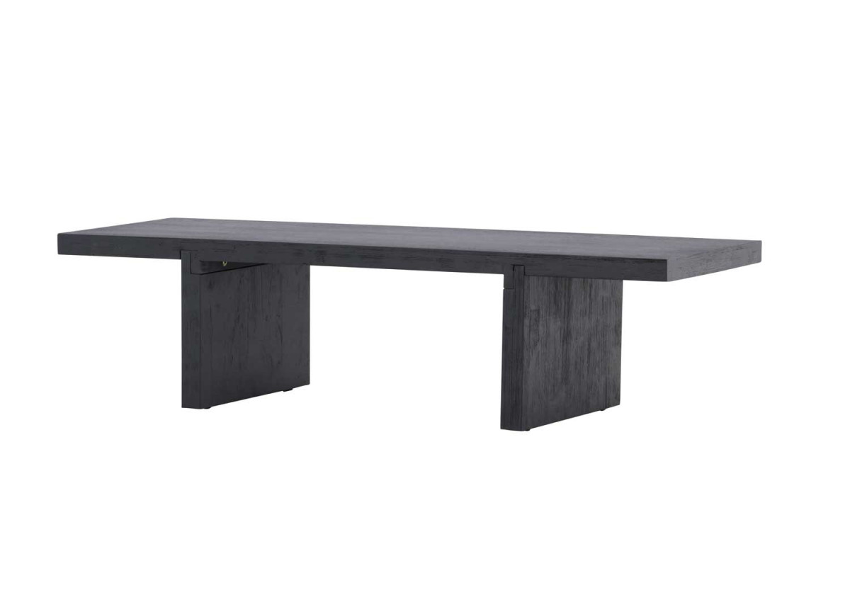 Table basse noir japandi