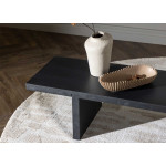 Table basse noir japandi