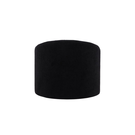 Fauteuil rond bouclette noir