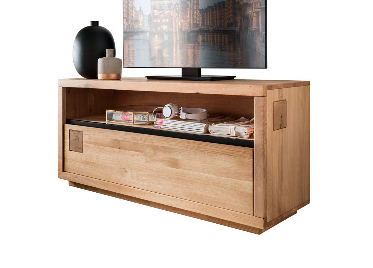 Meuble TV 120 cm 1 tiroir