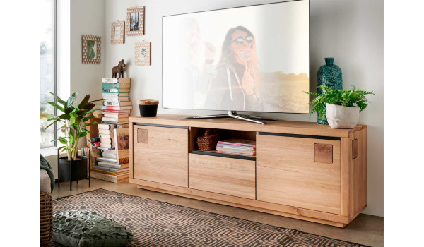 Meuble TV 120 cm 1 tiroir pour salon