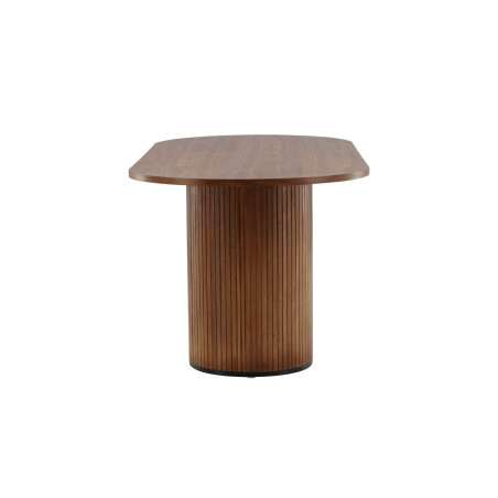 Table de repas en placage de bois 200 cm