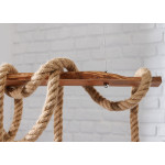 Suspension maritime cordes et bois massif