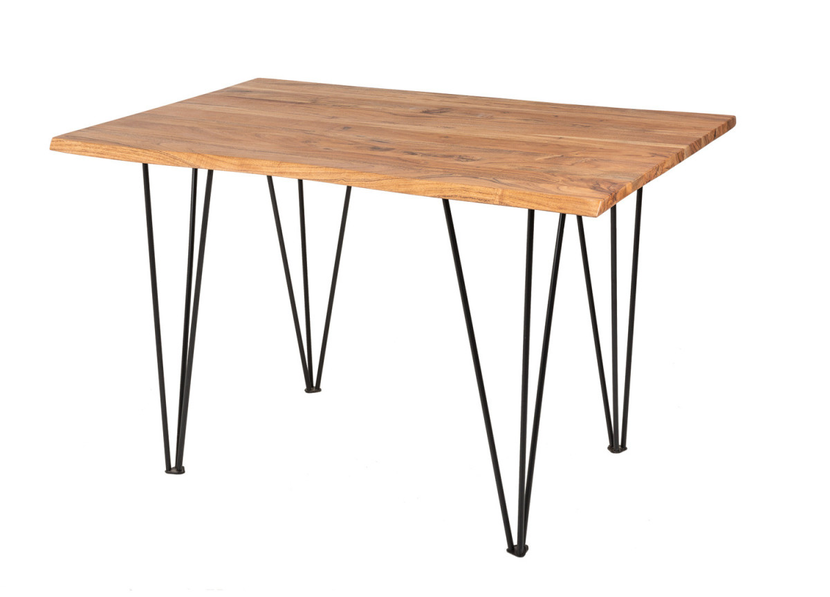 Petite table en bois massif 120 cm