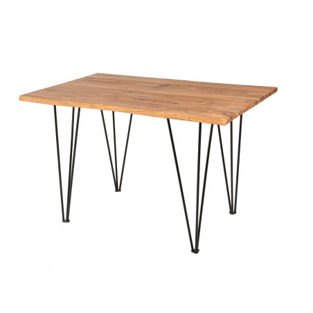 Petite table en bois massif 120 cm