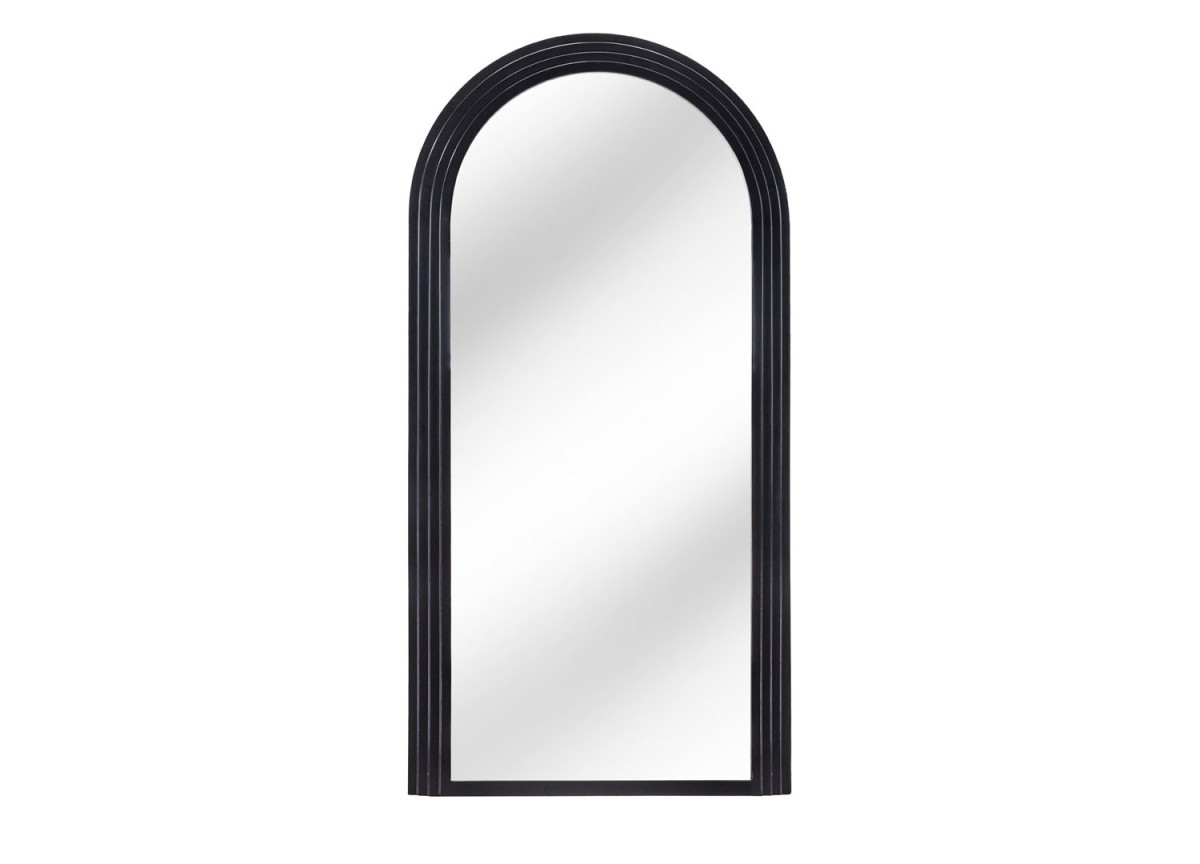 Grand miroir 160 cm contour noir