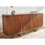 Buffet 160 cm rétro moderne bois massif