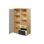 Petite armoire chambre enfant avec led orange