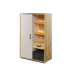 Petite armoire chambre enfant avec led orange