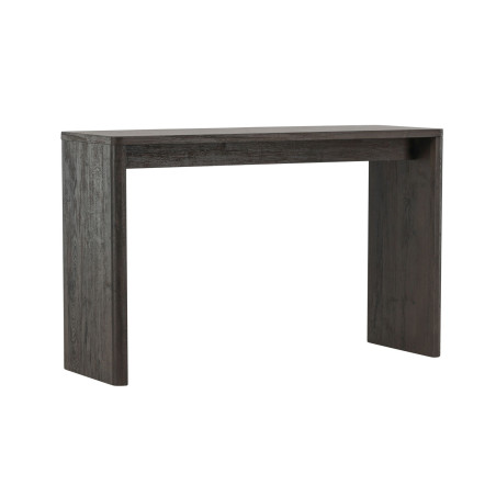 Table console couleur bois moka 120 cm