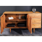 Buffet rétro bois massif 145 cm