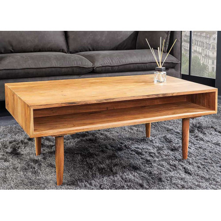 Table basse 100 cm acacia massif