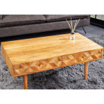 Table basse 100 cm acacia massif