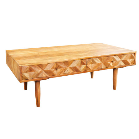 Table basse 100 cm acacia massif