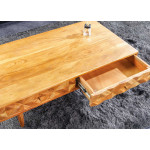 Table basse 100 cm acacia massif