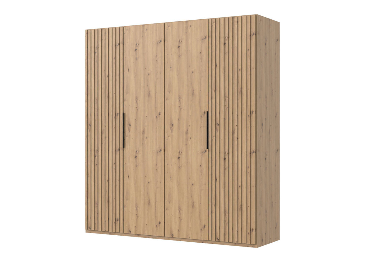 Armoire dressing 4 portes 200 cm