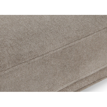 Canapé confort 3 places tissu beige foncé