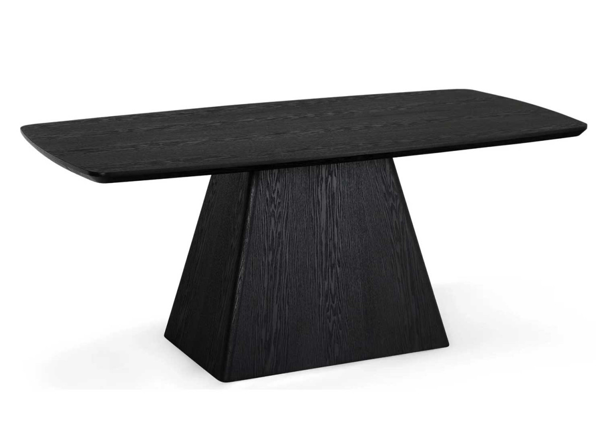 Table 180x90 chêne noir