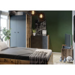 Commode esprit loft industriel chambre enfant