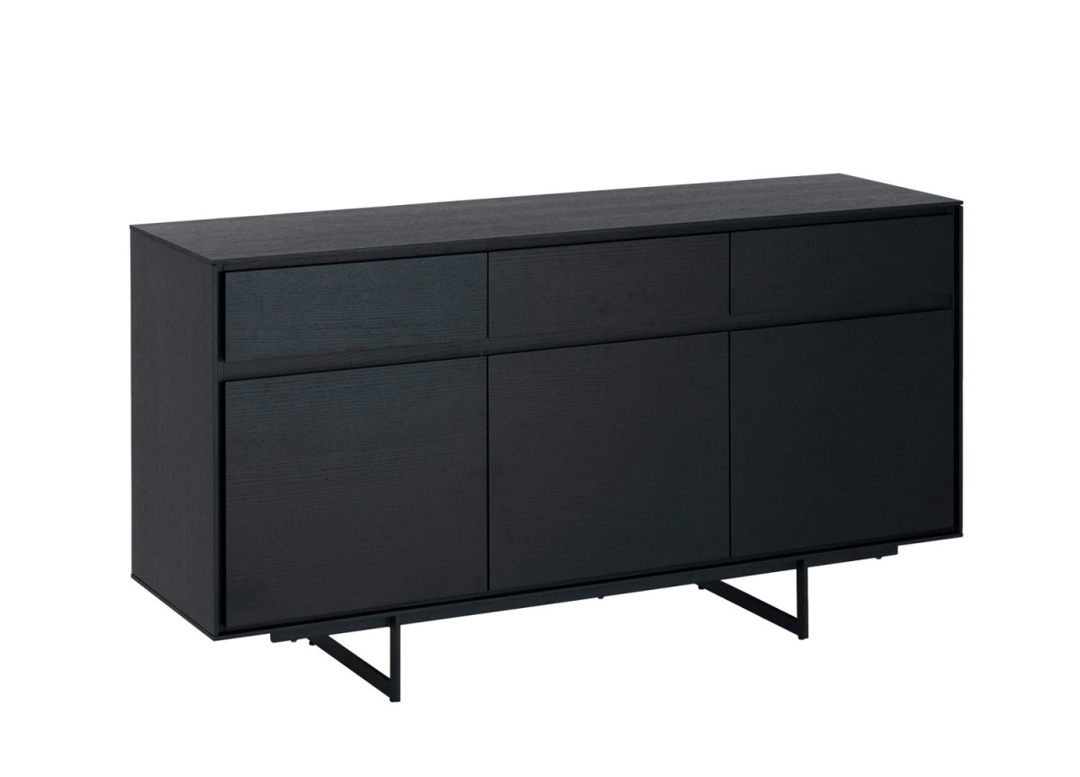 Buffet 155 cm Chêne noir