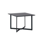 Table basse 70 x 70 cm Chêne noir