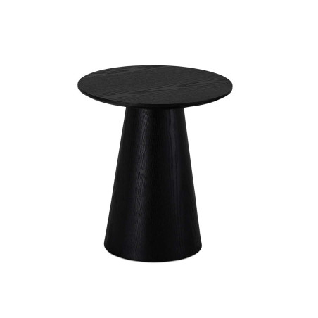 Bout de canapé design 45 cm Chêne noir