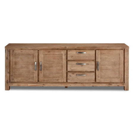 Long Buffet 230 cm Acacia brun brossé