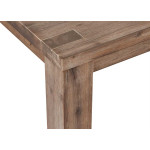 Table à manger 180 cm Acacia brun brossé