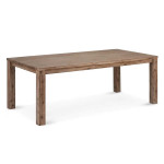 Table à manger 180 cm Acacia brun brossé