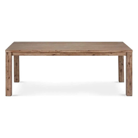 Table à manger 180 cm Acacia brun brossé