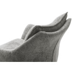 Fauteuil relax avec repose-pieds anthracité