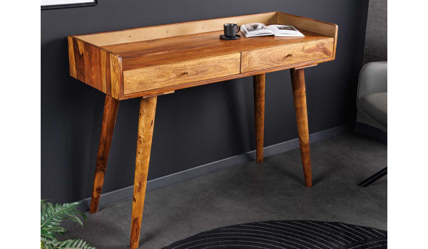 Bureau secrétaire en sesham 110 cm