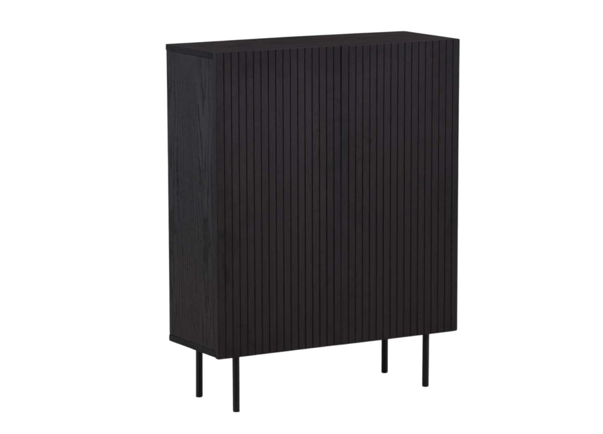 Commode moderne noir 80 cm Béa