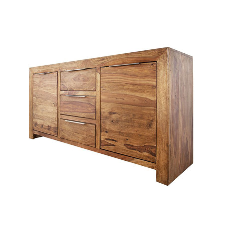 Meuble buffet 135 cm, bois massif Sesham Victoria