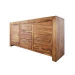 Meuble buffet 135 cm, bois massif Sesham Victoria