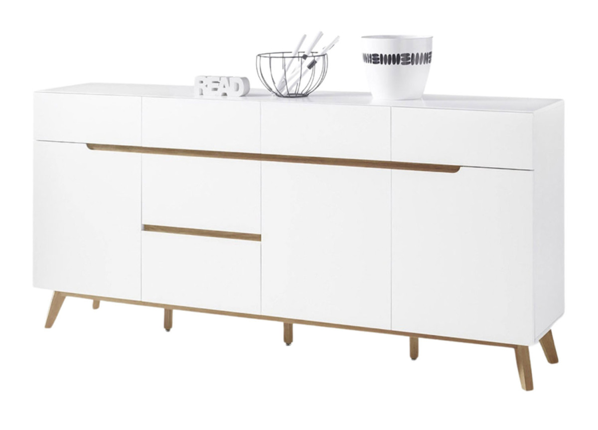 Long Buffet de Séjour Scandinave 193 cm Fabien