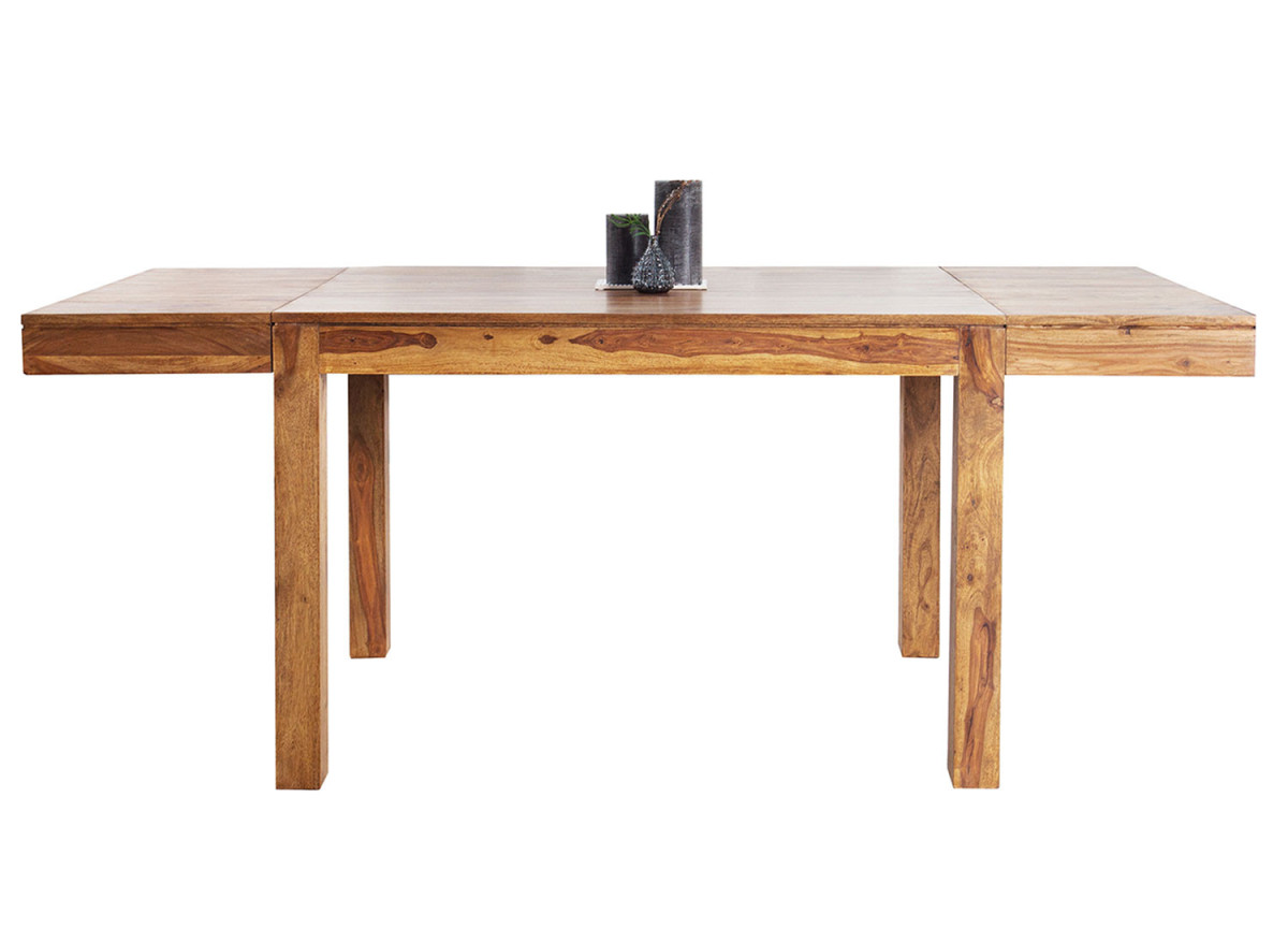 Table à manger bois massif extensible avec allonges