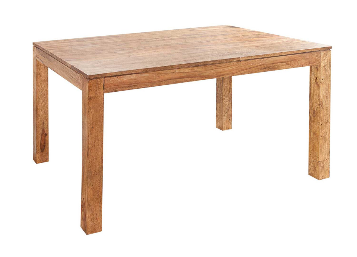 Table de repas bois massif de sesham 120 cm 4 à 6 personnes