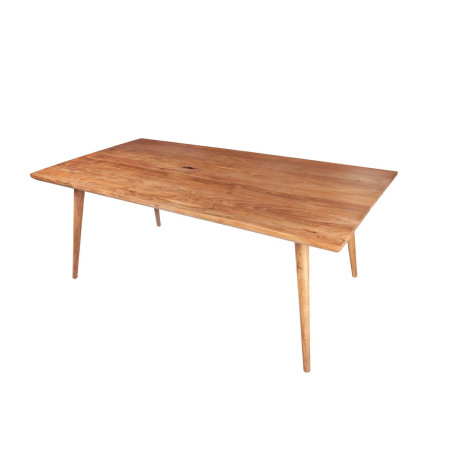 Table de repas rectangulaire en acacia 160 cm