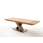 Table à manger 140-220 cm extensible bois massif Mendoza