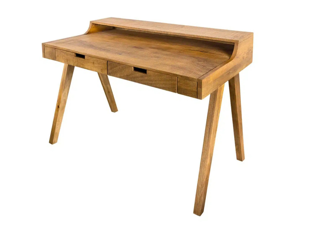 Bureau secrétaire en bois de manguier