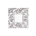 Miroir baroque carré argent antique Venise