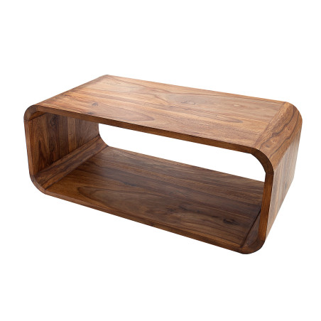 Table basse bois de Sesham design Jasmin