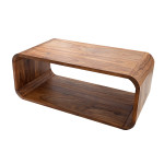 Table basse bois de Sesham design Jasmin