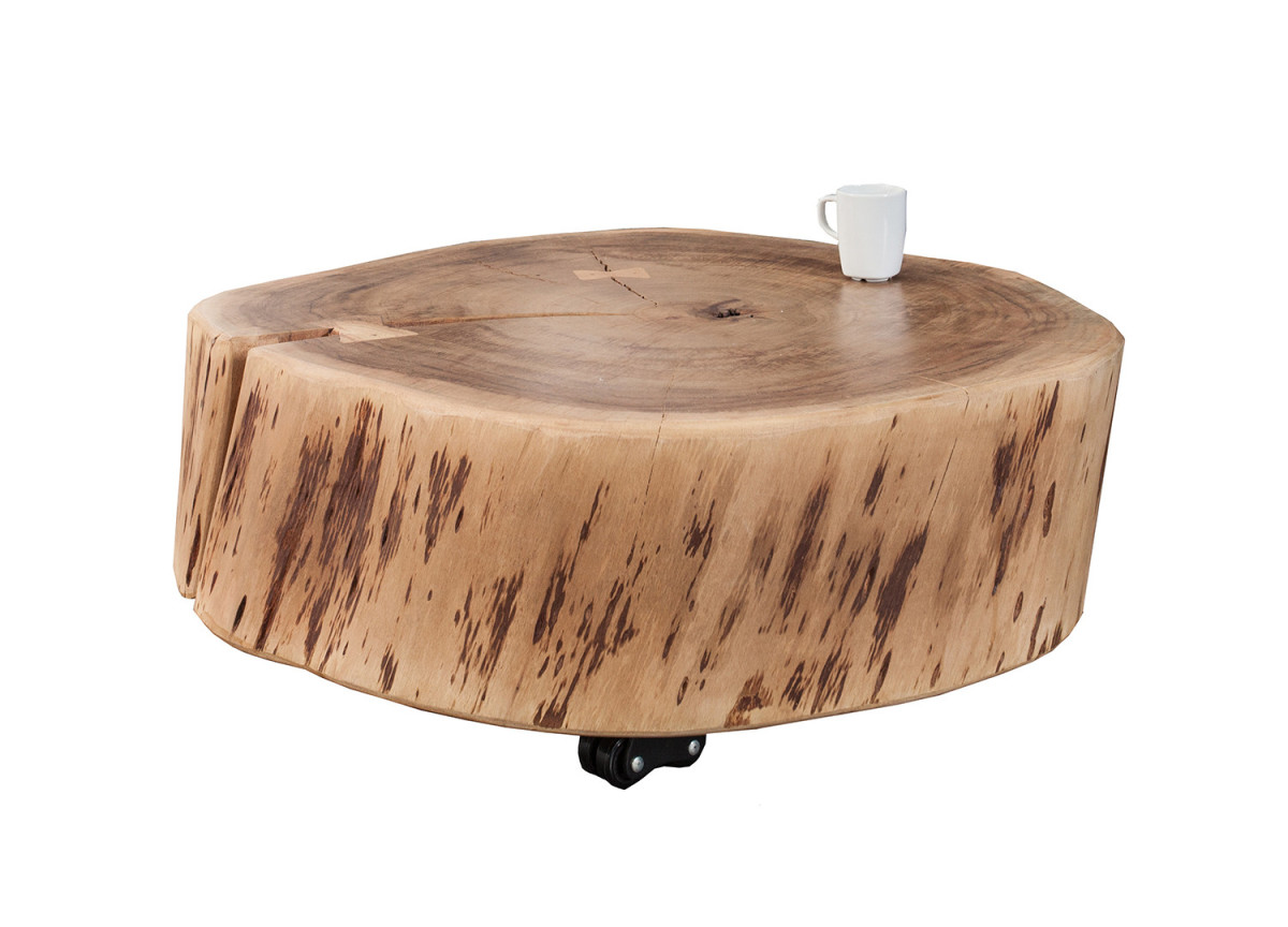 Table d'appoint, table basse / Bois massif Acacia Goa